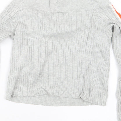 Womens UK Size M Divided by H&M Grey Pullover Jumper
