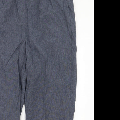 Bonmarché Womens Blue   Trousers  Size 16 L25 in