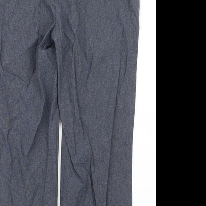 Bonmarché Womens Blue   Trousers  Size 16 L25 in