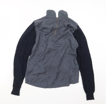 George Womens Blue  Knit Pullover Jumper Size 10