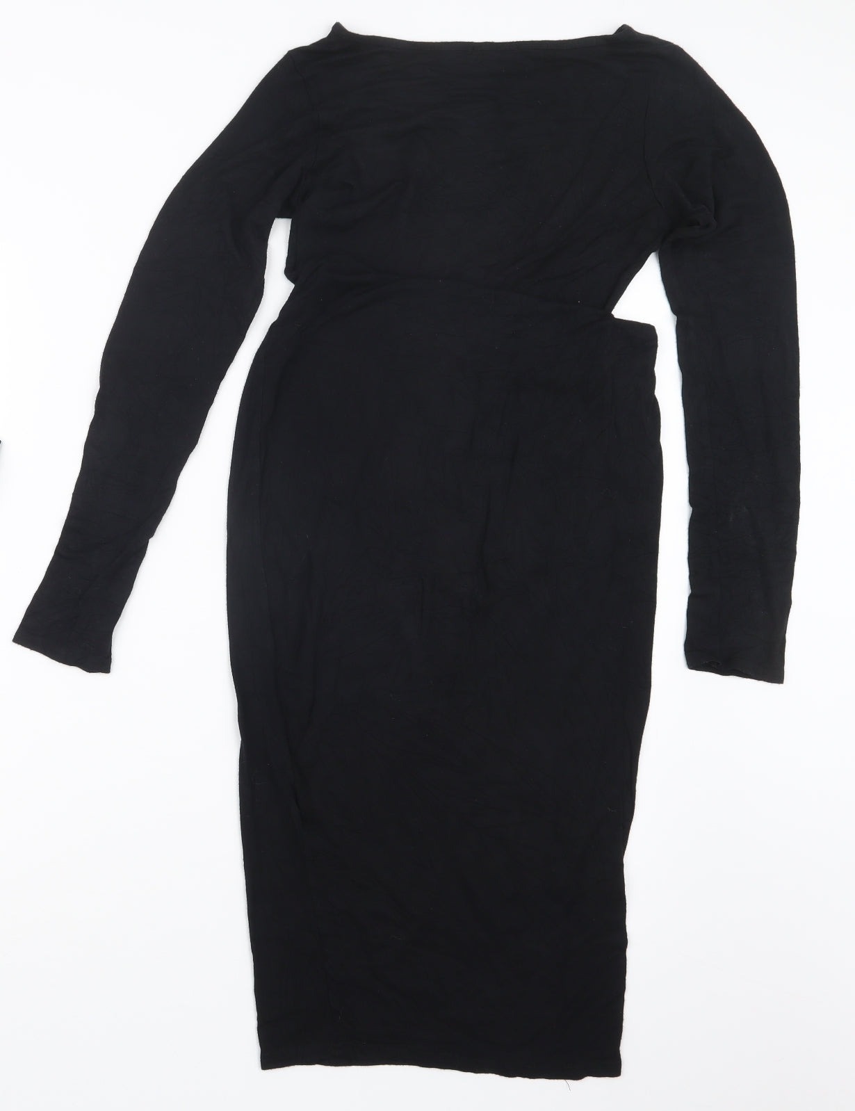 Boohoo Womens Black   T-Shirt Dress  Size 8