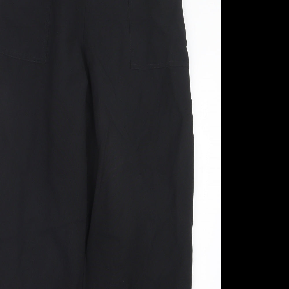 Womens UK Size 14 Damart Regular Fit  Black Trousers