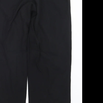 Womens UK Size 14 Damart Regular Fit  Black Trousers