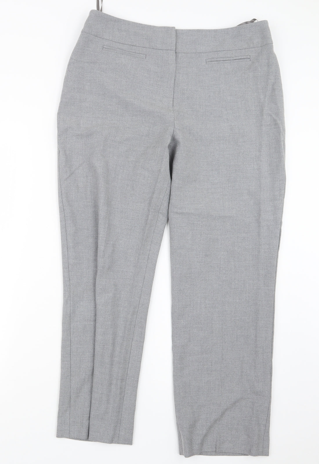 cc Womens Grey   Trousers  Size 14 L26 in