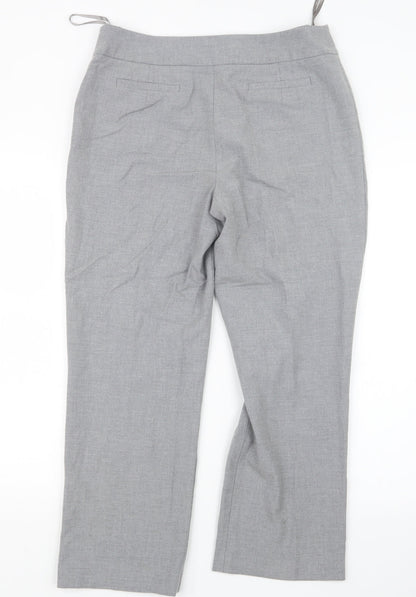 cc Womens Grey   Trousers  Size 14 L26 in