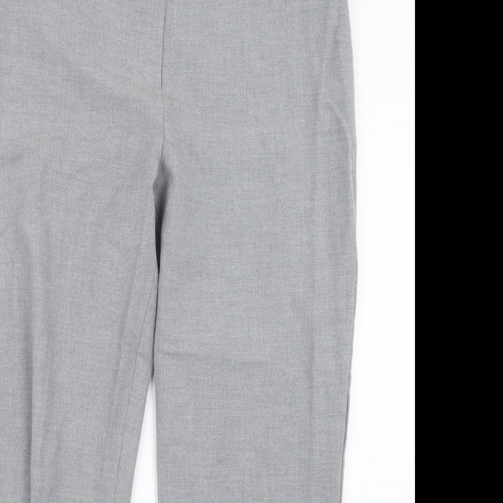 cc Womens Grey   Trousers  Size 14 L26 in