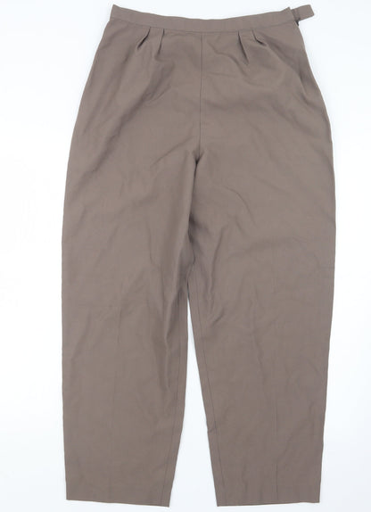 Womens UK Size 29 in Preworn Regular Fit  Brown Trousers
