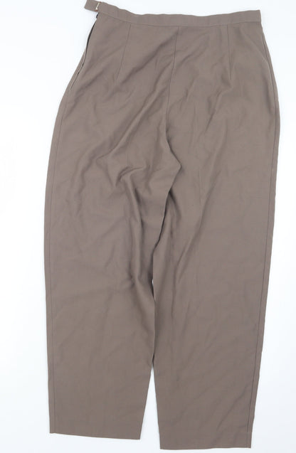 Womens UK Size 29 in Preworn Regular Fit  Brown Trousers