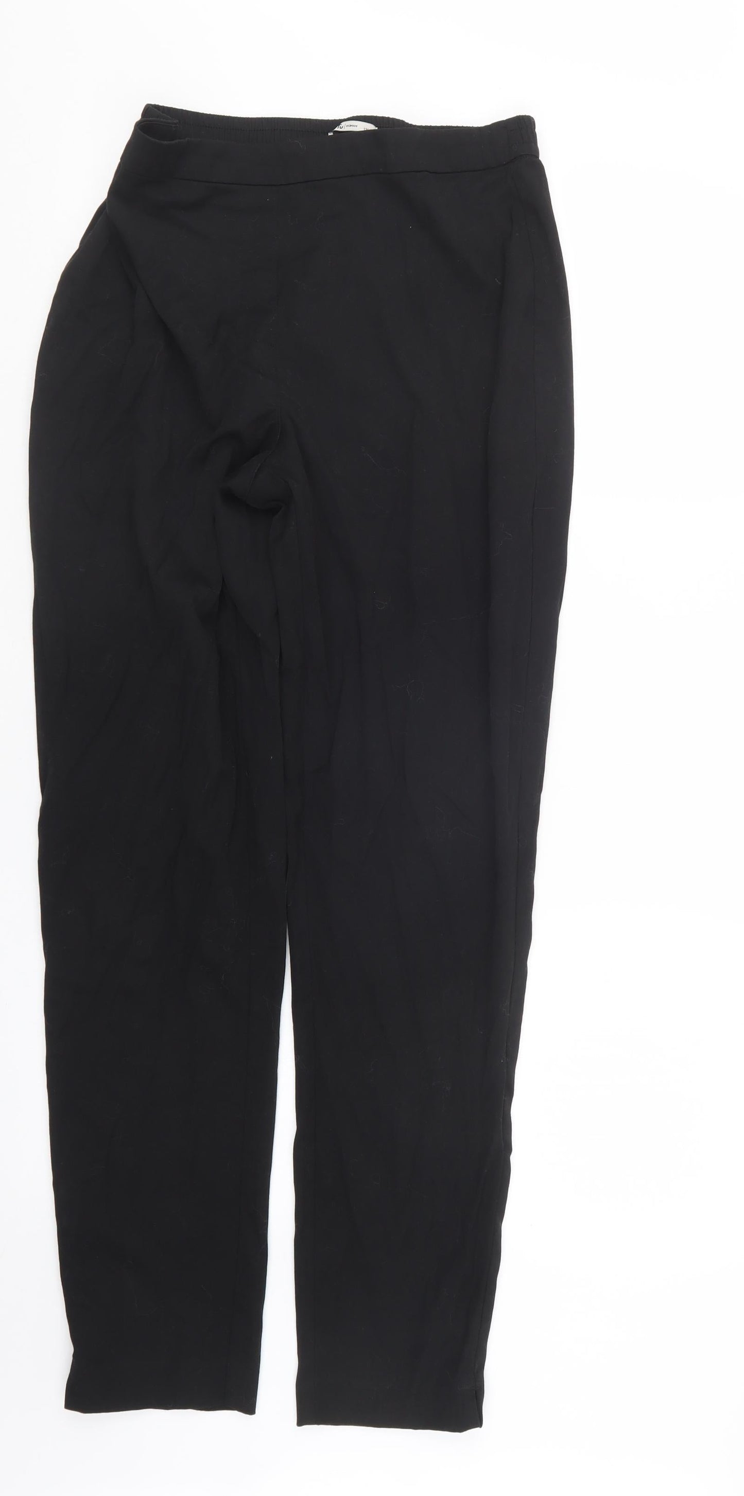 TU Womens Black   Trousers  Size 12 L29.5 in