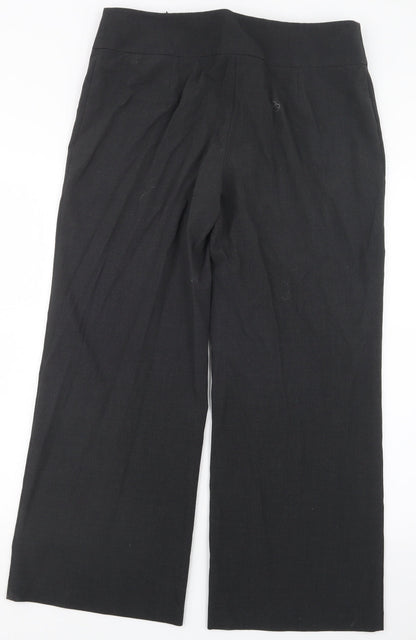 Womens UK Size 14 Marks and Spencer Regular Fit  Grey Trousers