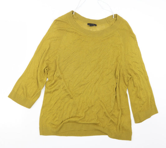 Womens UK Size S H&M Yellow Pullover Jumper
