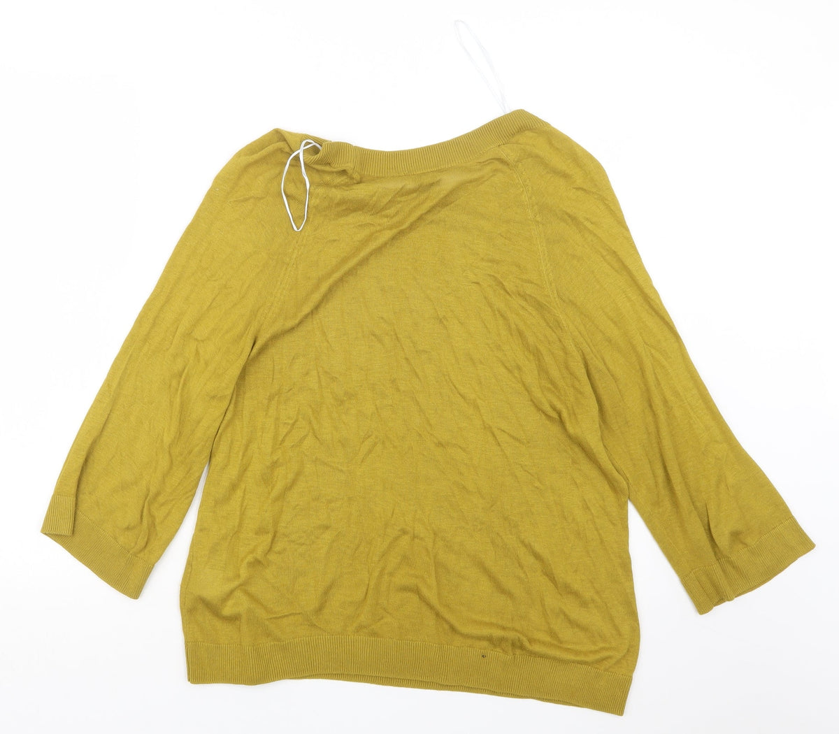 Womens UK Size S H&M Yellow Pullover Jumper
