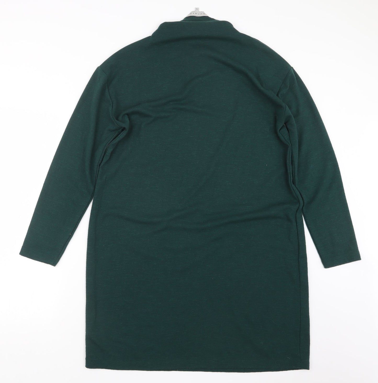 Nutmeg Womens Green   Pullover Jumper Size 14  - Long