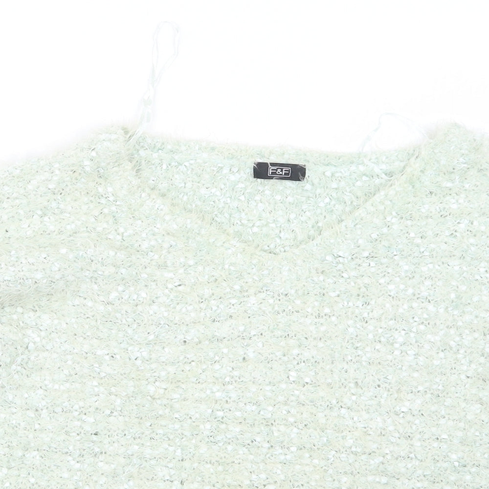 F&F Womens Green   Pullover Jumper Size 18