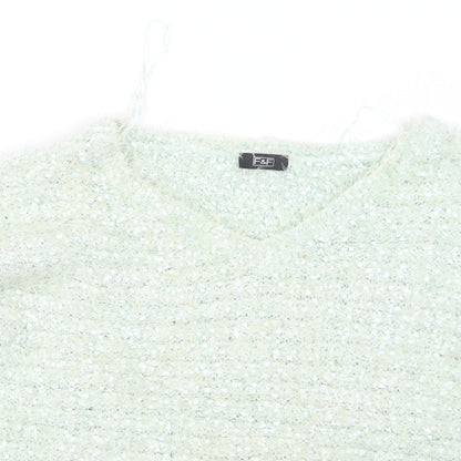 F&F Womens Green   Pullover Jumper Size 18