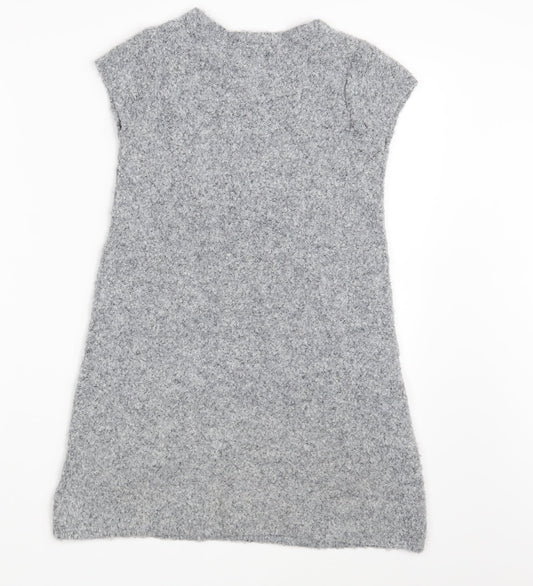 NEXT Girls Grey   Pullover Jumper Size 9 Years