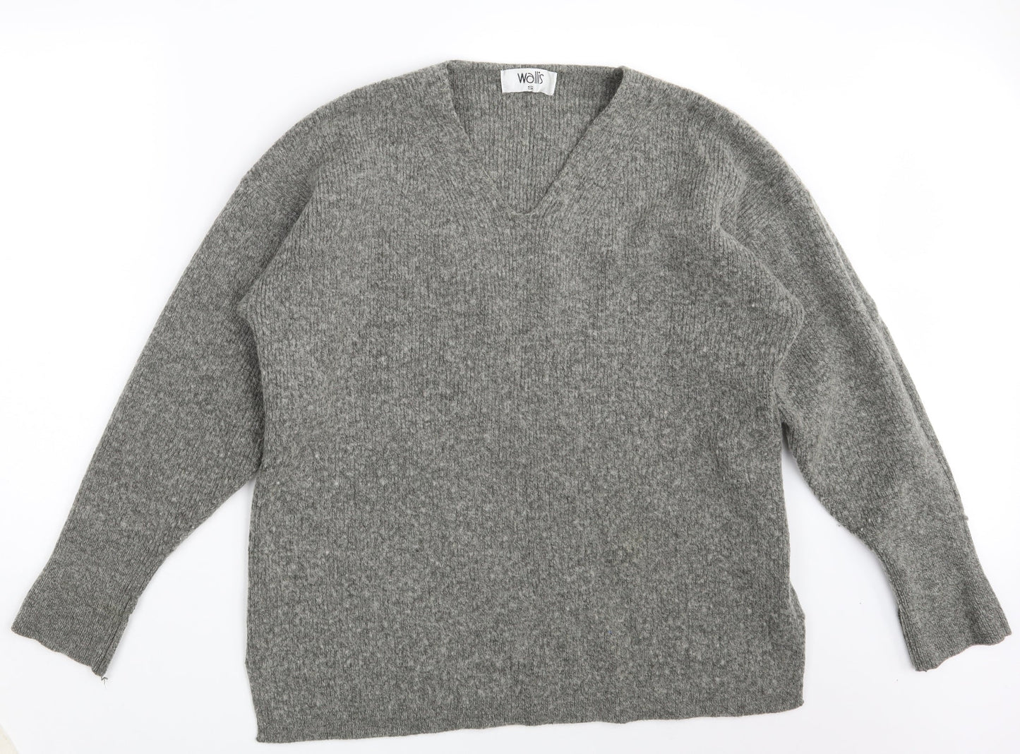 Womens UK Size S Wallis Grey Pullover Jumper