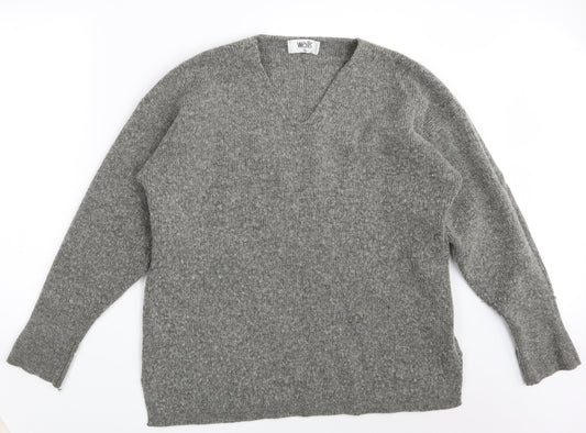 Womens UK Size S Wallis Grey Pullover Jumper