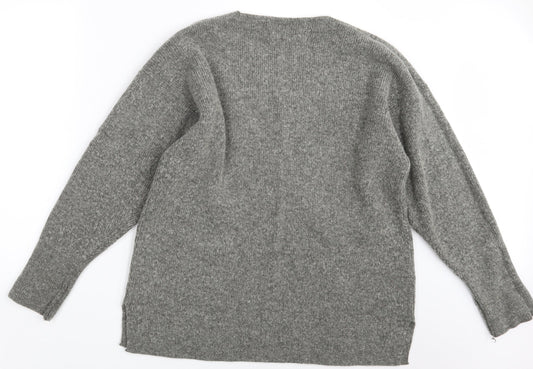 Womens UK Size S Wallis Grey Pullover Jumper