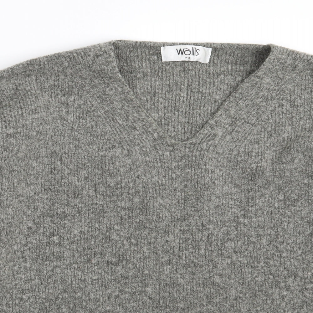 Womens UK Size S Wallis Grey Pullover Jumper