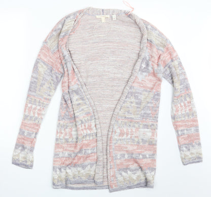 Womens UK Size S Spirit Multicoloured Wrap Jumper