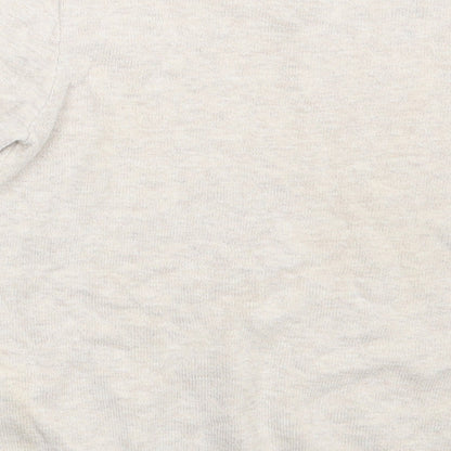 H&M Girls Beige   Pullover Sweatshirt Size 6-7 Years
