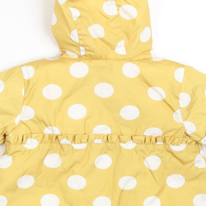 Nutmeg Girls Yellow Polka Dot  Jacket Coat Size 0-3 Months