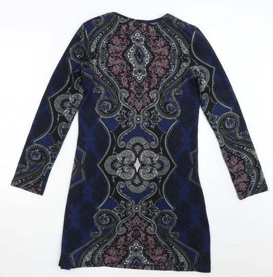 Apricot Womens Multicoloured Paisley  T-Shirt Dress  Size 10
