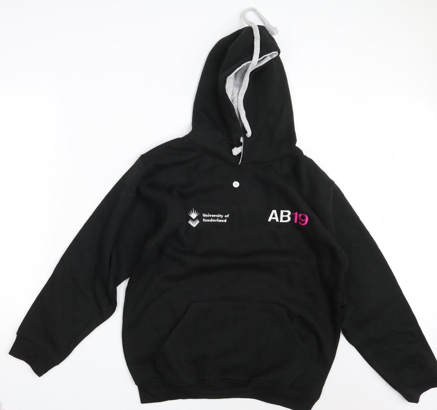 Uneek Womens Black   Pullover Hoodie Size S  - University of Sunderland