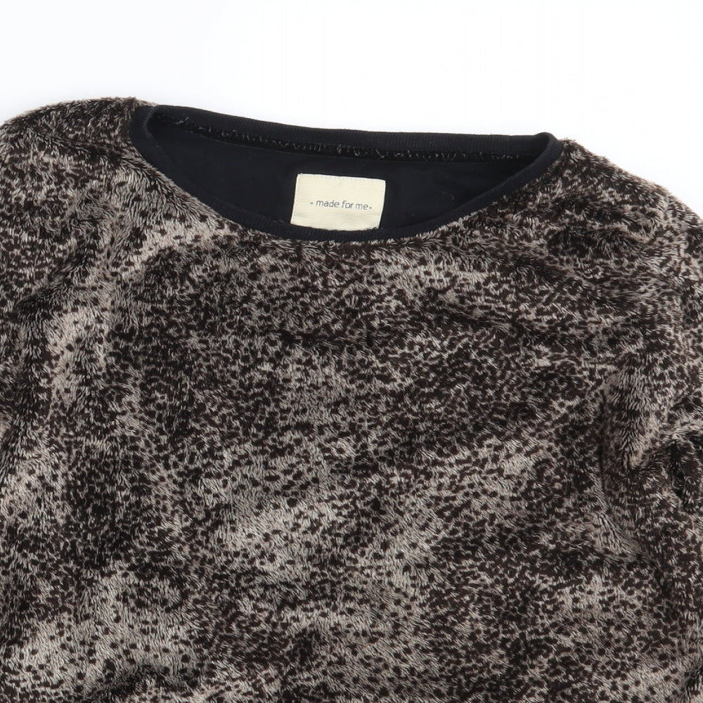 Womens UK Size 14 NEXT Brown Pullover Jumper