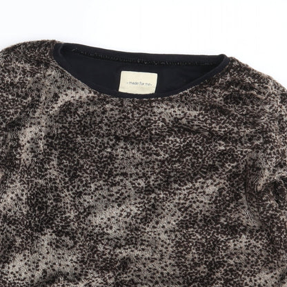 Womens UK Size 14 NEXT Brown Pullover Jumper