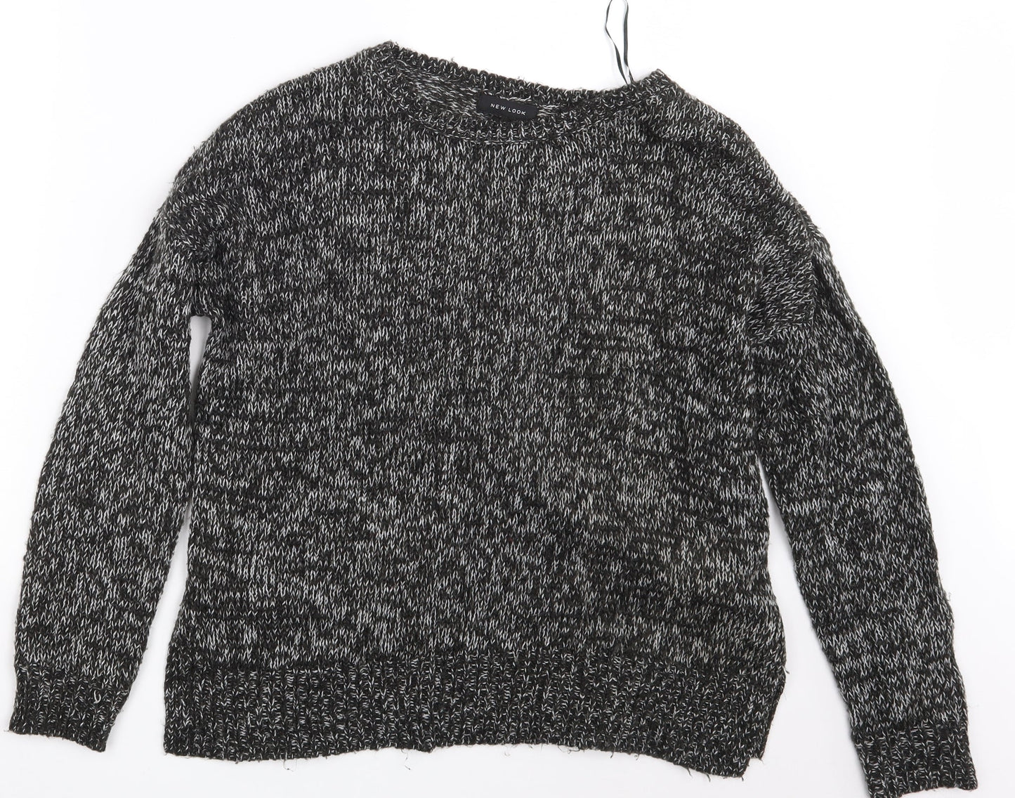 Womens UK Size M New Look Black Pullover Jumper