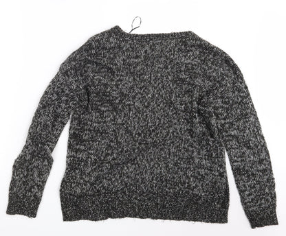 Womens UK Size M New Look Black Pullover Jumper