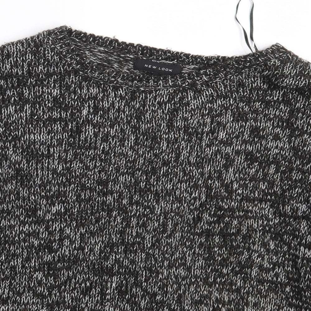 Womens UK Size M New Look Black Pullover Jumper