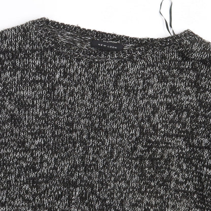 Womens UK Size M New Look Black Pullover Jumper