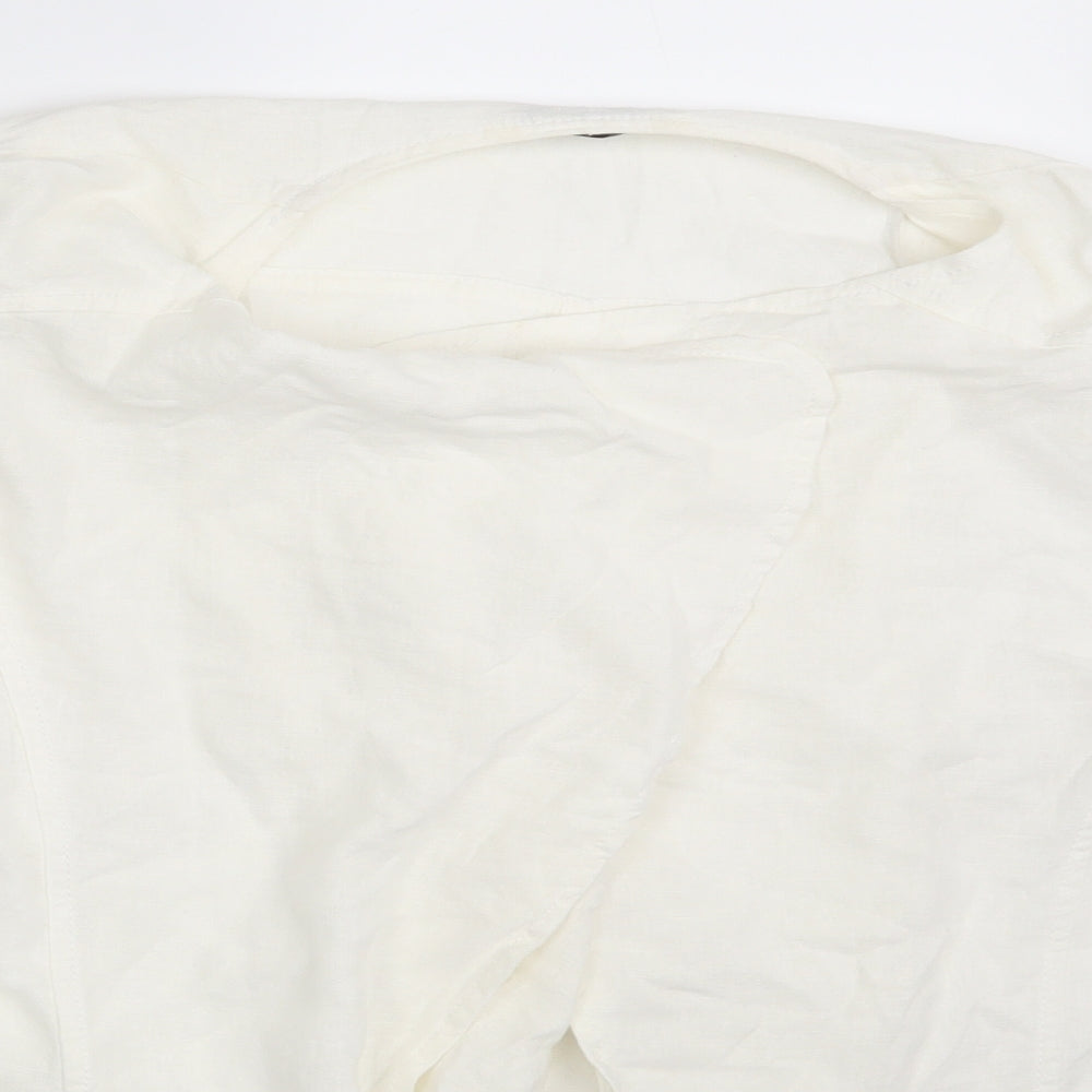 George Womens Ivory   Jacket Blazer Size 14