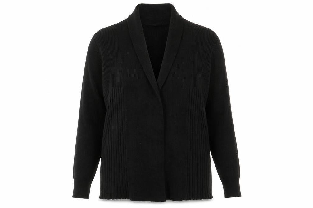 Womens UK Size 12 BHS Black Wrap Jumper