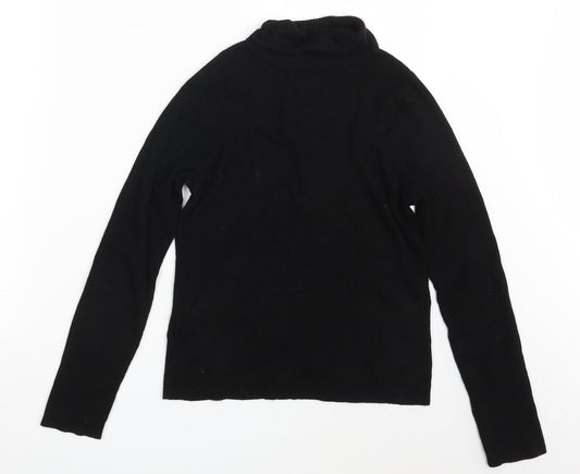Womens UK Size 14 Miss Selfridge Black Pullover Jumper