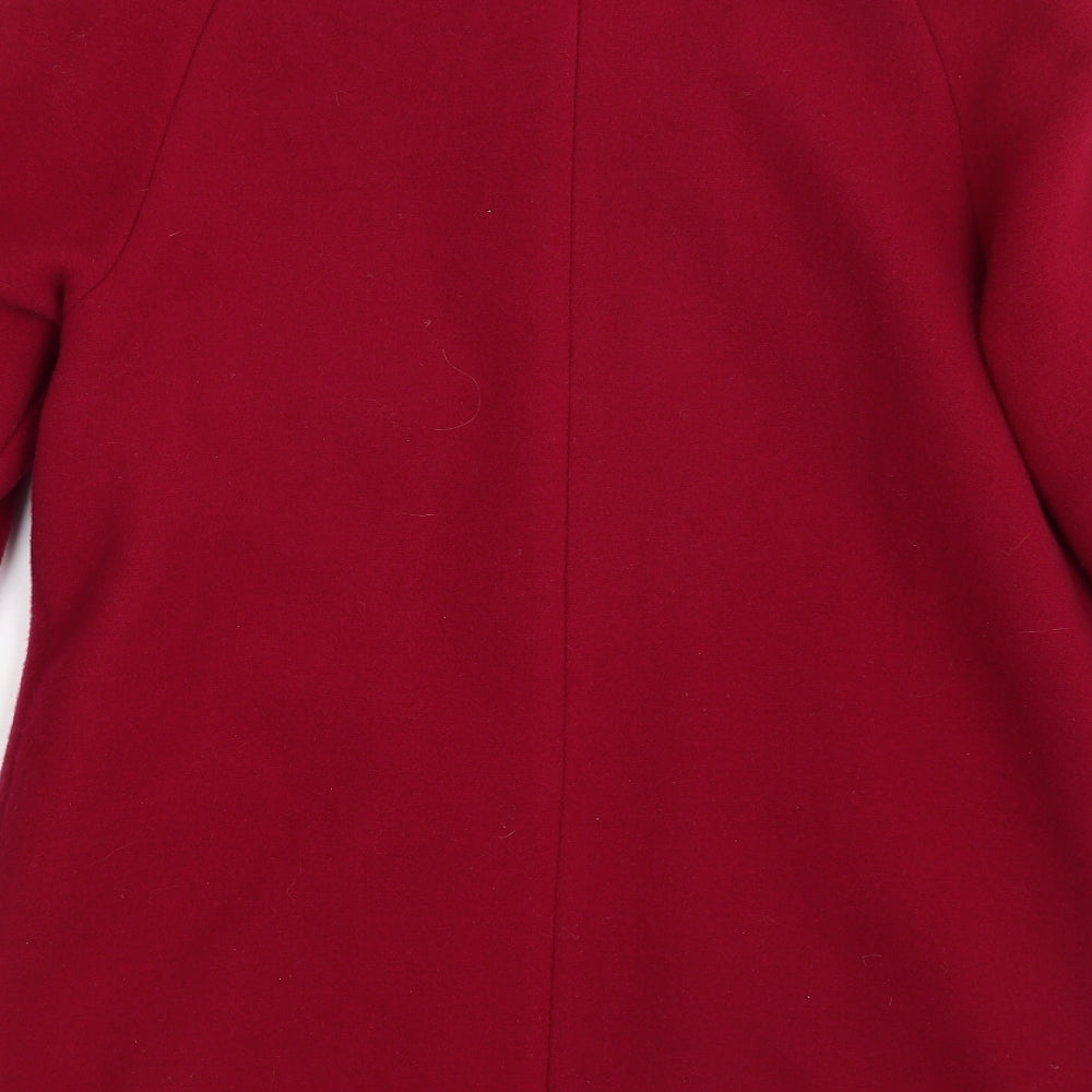 David Bury Womens Pink   Overcoat Coat Size 12