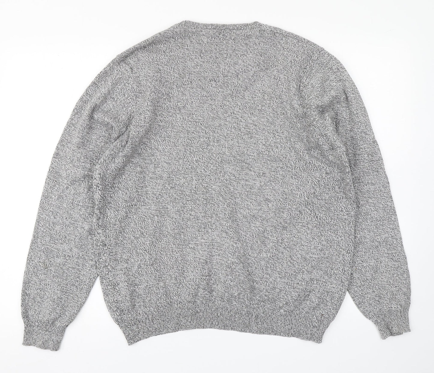 M&S Collection Mens Grey  Knit Pullover Jumper Size M