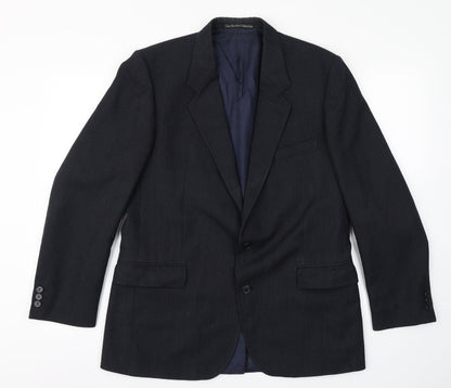 Mens UK Size 42 The Burton Collection Regular Blue Suit Jacket
