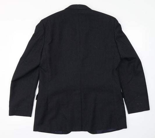 Mens UK Size 42 The Burton Collection Regular Blue Suit Jacket