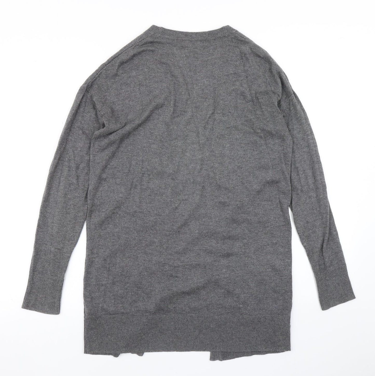 F&F Womens Grey  Knit Cardigan Jumper Size 6