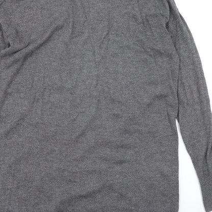 F&F Womens Grey  Knit Cardigan Jumper Size 6