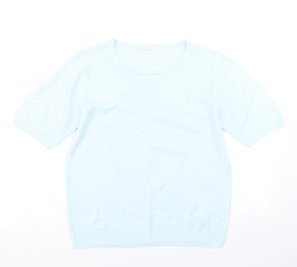 Womens UK Size 14 Marks & Spencer Blue Pullover Jumper