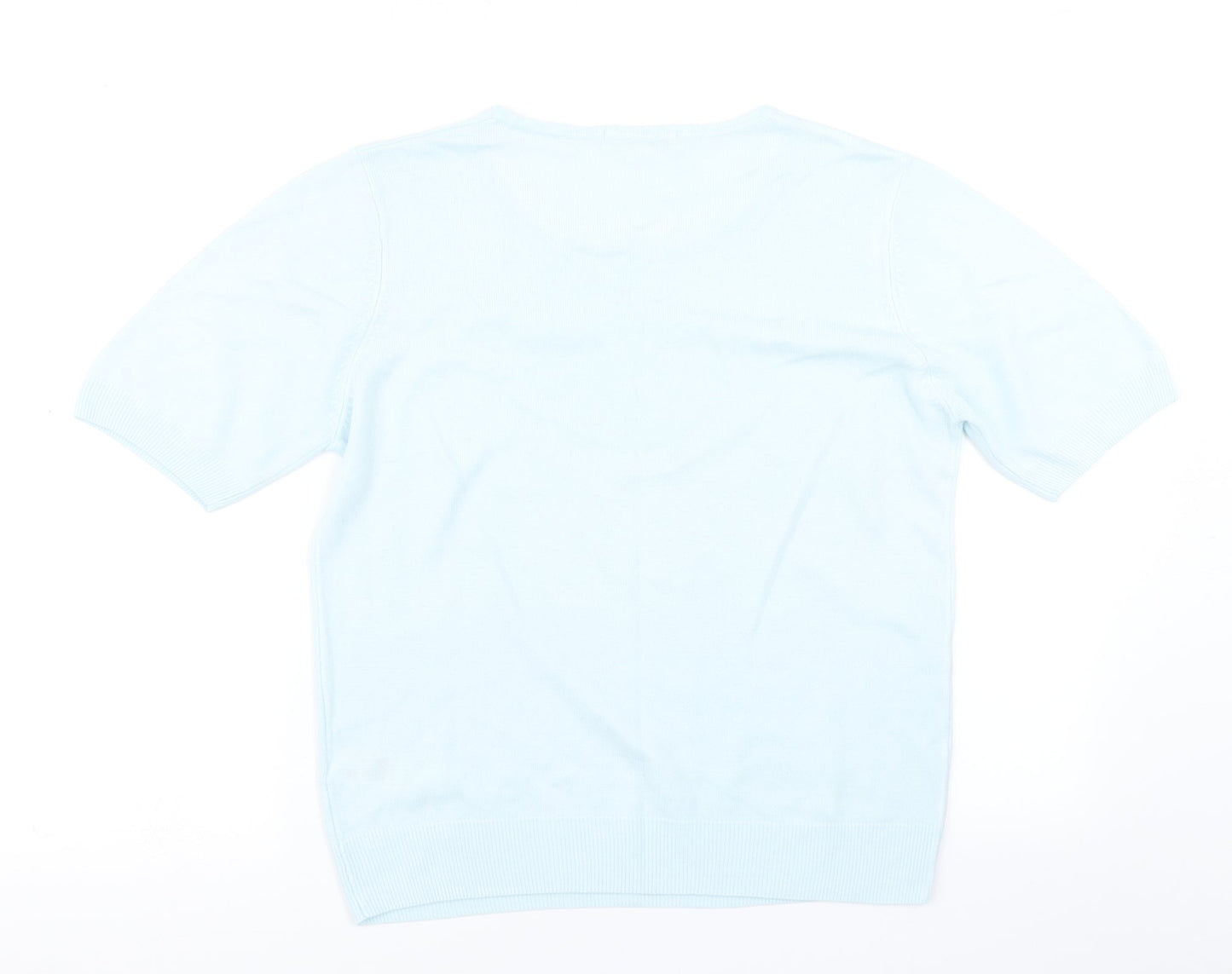Womens UK Size 14 Marks & Spencer Blue Pullover Jumper