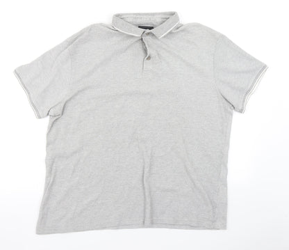 Peacocks Mens Grey    Polo Size XL