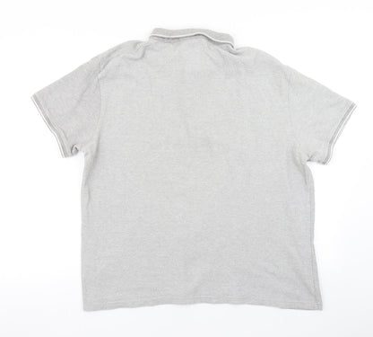 Peacocks Mens Grey    Polo Size XL