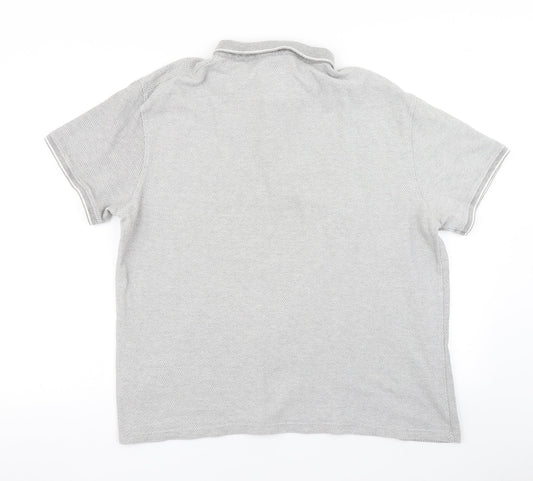 Peacocks Mens Grey    Polo Size XL