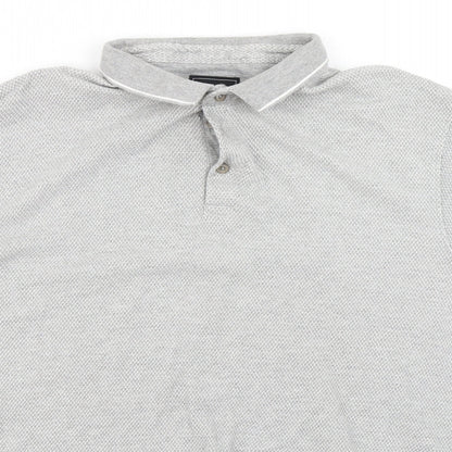 Peacocks Mens Grey    Polo Size XL